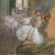Edgar Degas The Ballet class painting
